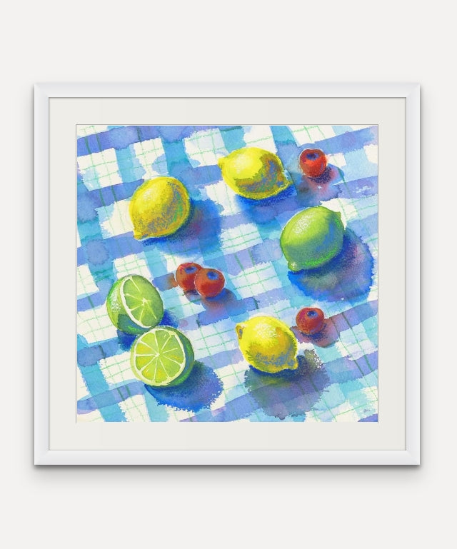 Lemons limes cherries