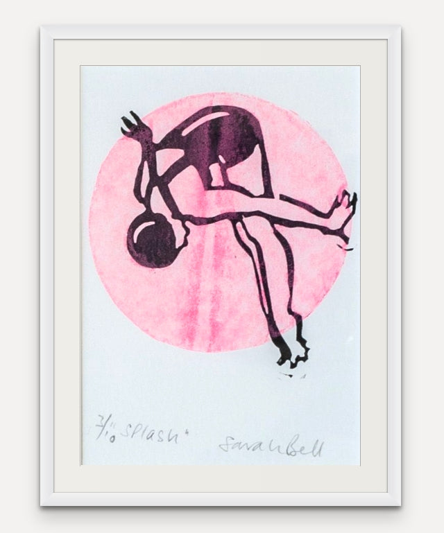 Diver in Vintage Bathing Suit