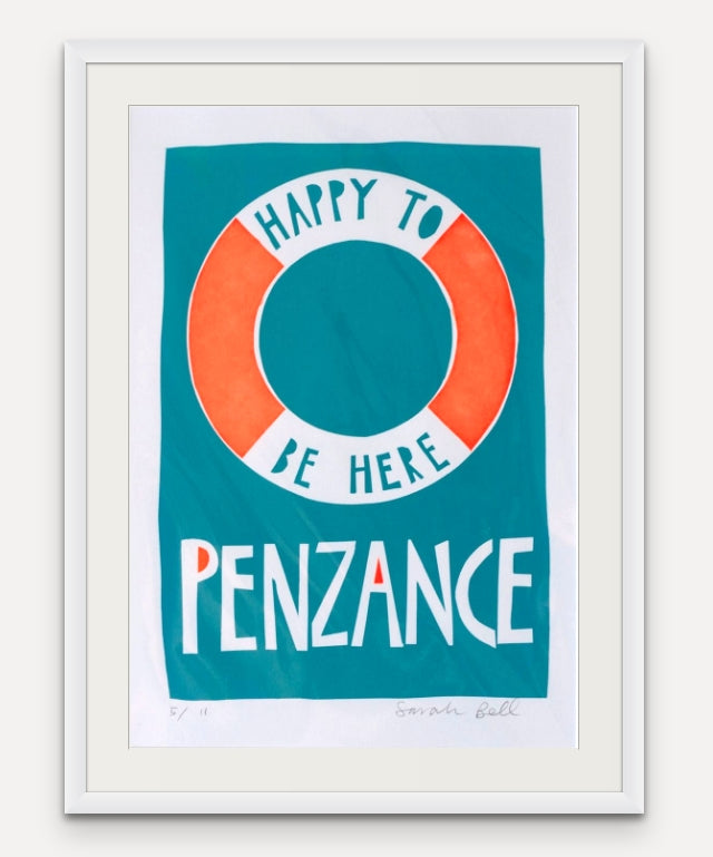 Happy to Be Here: Penzance Print