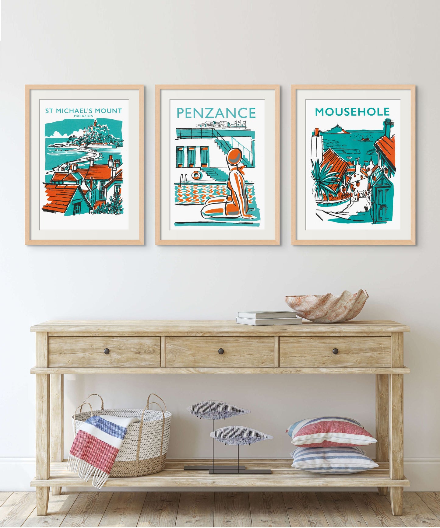 St Michael's Mount Marazion Screen Print