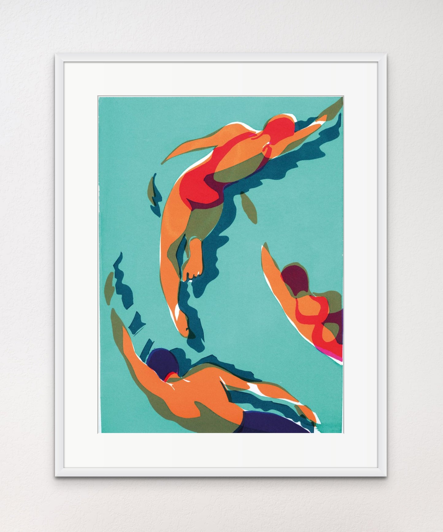 Sea Forest Swimmers: Screen Print