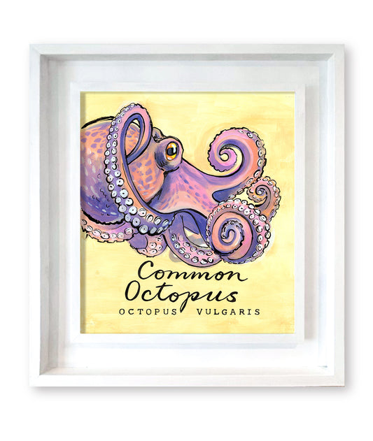 Octopus Promenade Flag Artwork - Original Painting