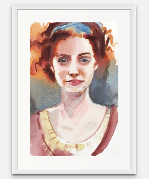 Demelza - Poldark Original Watercolour – Sarah Bell Art