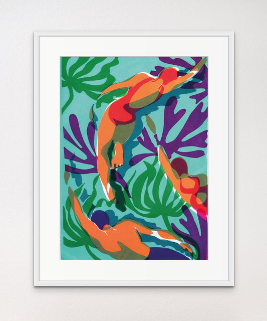 Sea Forest Swimmers: Screen Print
